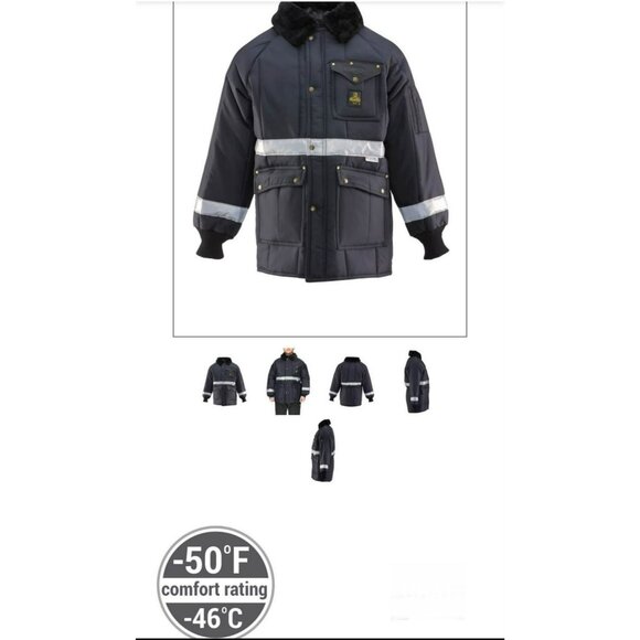 Jacket Large Men Thermal Lining, REFRIGIWEAR Reflective Material - Picture 2 of 8